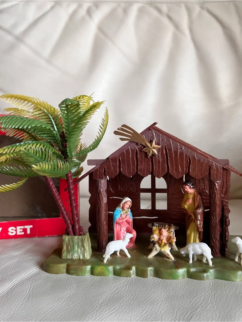 Shiny Brite Nativity Set Vintage